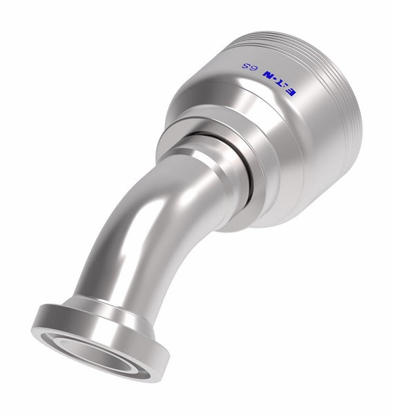 6S16FHA16 Aeroquip by Danfoss | 6 Wire 6S SAE Code 62 Flange 45° Elbow (FHA) Crimp Fitting | -16 Code 62 Flange x -16 Hose Barb | Steel