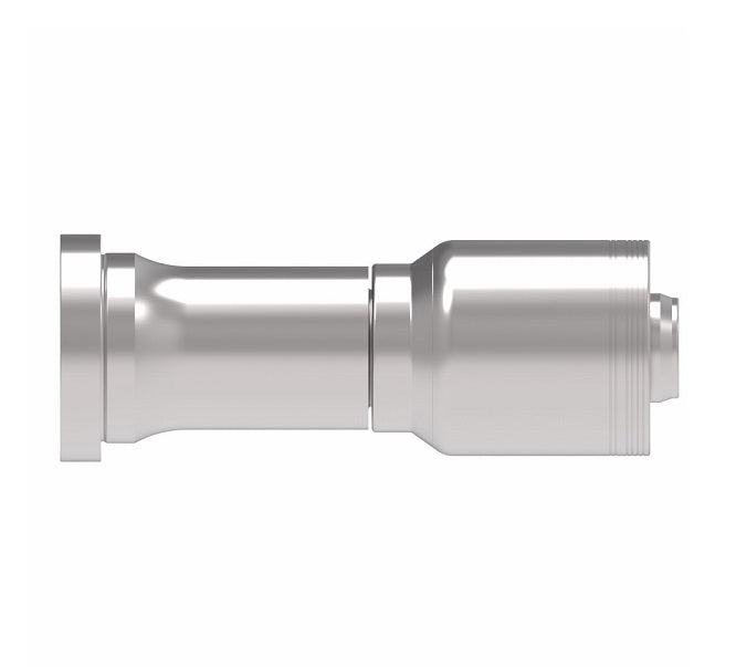 6S32CT24 Aeroquip by Danfoss | 6 Wire 6S CAT Flange (CT) Crimp Fitting | -32 CAT Flange x -24 Hose Barb | Steel