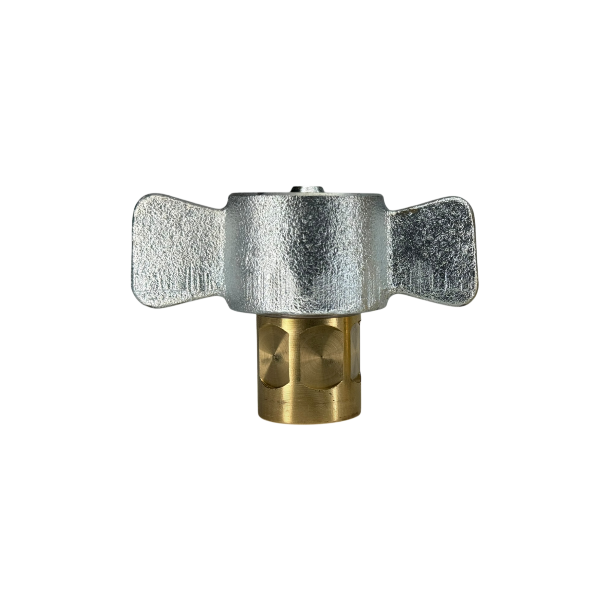 6WF4-B by Dixon Valve | Hydraulic Quick Disconnect Coupling | W-Series | 1/2" Female NPTF x 3/4" Wingstyle Interchange | Socket | Nitrile Seal | Brass