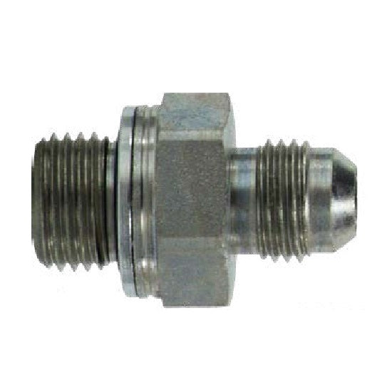 7005-06-16 by Midland | Hydraulic Metric Adapter | 3/8" Male JIC 37° x 16x1.5 Male Metric | Steel