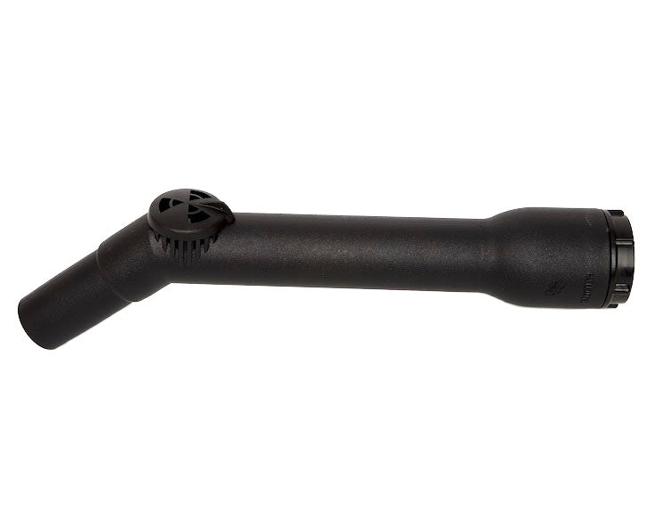 7023BKS by Flexaust | Friction Fit Curved Wand | 1-1/4" | 12" Length | Black | (32mm) | Plastic