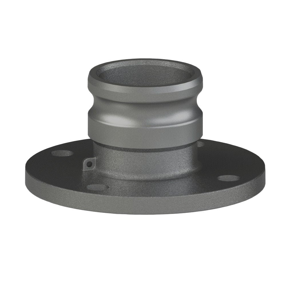 70523000 (PF30A) by PT-Coupling | Cam & Groove Adapter | Type PFA | 3" Adapter x 3" 150# Pipe Flange | Hard Coat Aluminum