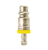71-4B by ZSi-Foster | Quick Disconnect Plug | 3/8" ID | Push-On Hose Stem | Brass