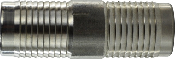 73671 (73-671) by Midland | Hose Mender | 1" Hose Barb x 1" Hose Barb | Straight | 316 Stainless Steel