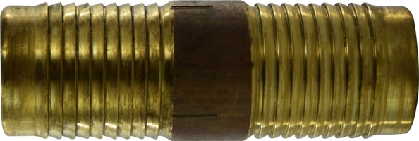 73984 (73-984) by Midland | Lead Free Hose Mender | 1" Hose Barb x 1" Hose Barb | Straight | Brass