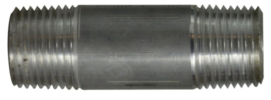 76048 by Midland | Nipple | 3/8" Thread x 5" Length | Straight | Aluminum