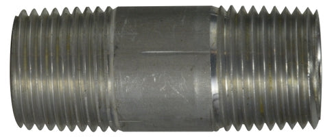 76071 by Midland | Nipple | 1/2" Thread x 4-1/2" Length | Straight | Aluminum