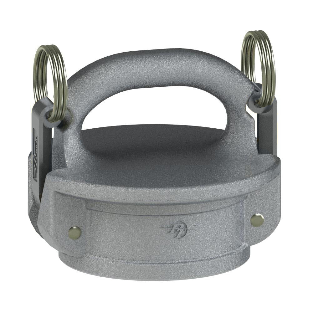 77034 (40SBF) by PT-Coupling | Type SBF | Safety Bump Cap | for Cam and Groove Couplings | 4" Size | Aluminum/HBS