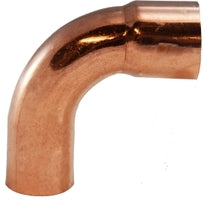 77156 (77-156) by Midland | Copper Fitting | Wrot Solder Joint | FTG x C | 5/8" ID x 3/4" OD | Long | 90° Elbow