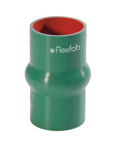 7730-0001 by FlexFab | 4- Ply Coolant Sleeve | 3.00" ID | 3.23" OD | Green | 6" Overall Length