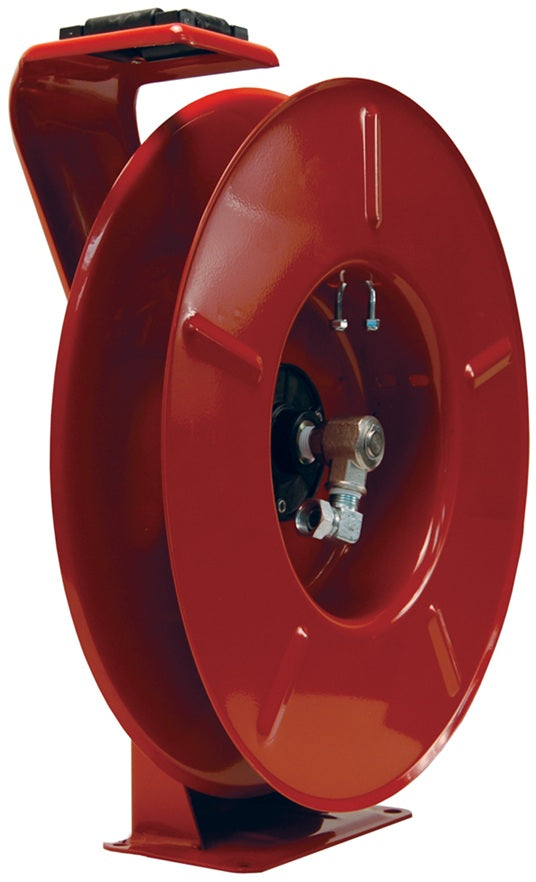 7600HP by Dixon Valve | Reelcraft® 7000 Series | Spring Driven Hose Reel - without Hose | High Pressure | 50ft of 1/4", or 50ft of 3/8" Hose Capacity | Steel