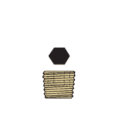 8030CSP-06 by AdaptAll | -06 BSPT Countersunk Plug | Brass