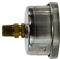 80614 by Midland | Liquid Filled Gauge | 1/8" Male NPT Center Back Mount | 1-1/2" Face | 0-100 PSI | Stainless Steel