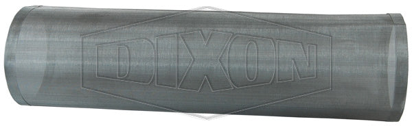 BS80-250-300 Dixon Valve Sanitary 316 Stainless Steel Wire Cloth Mesh Over Screen - 2-1/2" - 3" Size - Short - 178 Micron - 80 Mesh