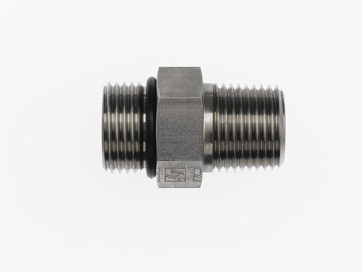 6401-24-20-O by Brennan Inc. | -24 Male O-Ring Boss x -20 Male Pipe | Straight | Steel
