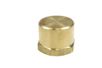 CH004 by Coilhose | Pipe Fitting | Hex Head Cap | 1/4" Female NPT Thread | Brass