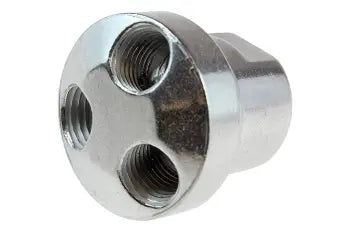 3003 by Coilhose | Tri-Pod Manifold | 3 Port | 3/8" Female NPT Thread Inlet x 1/4" Female NPT Thread Outlet | Aluminum