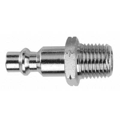 80221-06 by AIGNEP | QC Series | 1/4" Basic Industrial Plug x 3/8" Male NPTF