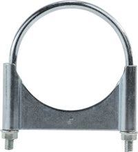 841040 (841-040) by Midland | Muffler Clamp | Guillotine | Size: 4" | Zinc Plated Carbon Steel