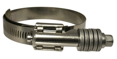 842016 by Midland | Constant Torque Hose Clamp | 9/16" Width | Clamp Range: 13/16" to 1-1/2" | 304 Stainless Steel Band / 410 Stainless Steel Hex Screw