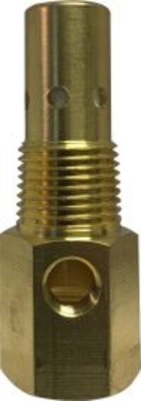 87020 by Midland | Compressor Tank Check Valve | for 1/2" Male NPT Tank Bung Hole | 3/8" Tube Compression | Brass