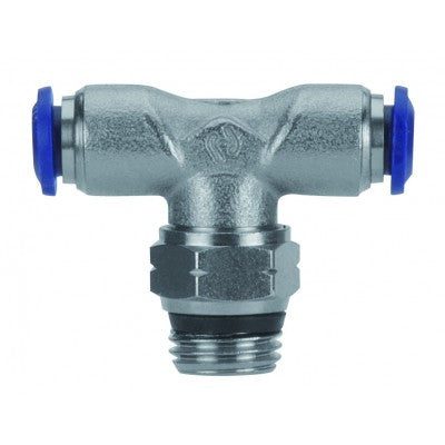 87210-08-04 by AIGNEP | 87 / 88 Series | Swivel Male Branch | 1/2" Tube x 1/4" Swift-Fit Male | Tee | Pack of 10