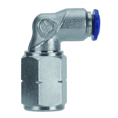 88105-04-04 by AIGNEP | 87 / 88 Series | Swivel | 1/4" Tube x 1/4" Female NPTF | 90° Elbow | Pack of 10