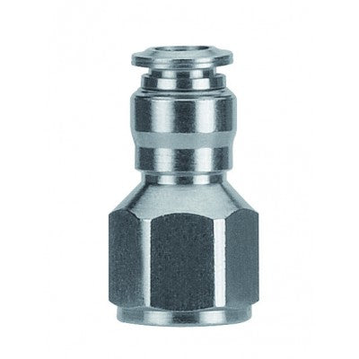 89030-06-04 by AIGNEP | 89 Series | Female Metal Release Collet | 3/8" Tube x 1/4" Female NPTF | Straight | Pack of 10
