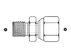 9018-12-04 by AdaptAll | 12mm Male Metric x -04 Female BSPP | Swivel Adapter | Carbon Steel