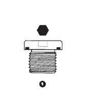 9028-06 by AdaptAll | -06 BSPP Countersunk Sealed Plug | Carbon Steel
