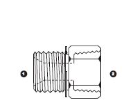 9035S-12-12 by AdaptAll | -12 Male BSPP Washer & O-Ring x -12 Female NPT | Solid Adapter | Carbon Steel