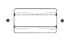 9044-20-20 by AdaptAll | -20 Female BSP Solid x -20 Female NPT Solid Adapter | Carbon Steel