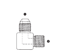 9065-10-12 by AdaptAll | -10 Male JIC x -12 Male BSPP | 90° Elbow | Carbon Steel