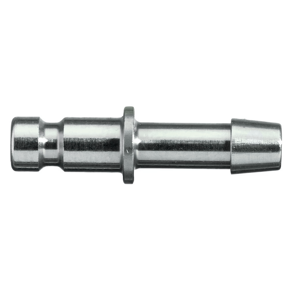 9085 20 03 by Parker | Legris Plug Quick Disconnect | 3mm Hose Barb | 24mm Length | Straight | Nickel-Plated Brass | Pack of 5