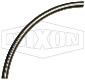 B2SXL12-R250 Dixon Valve Sanitary Polished 90° Sweep Buttweld Elbow with 12" Center Line Radius - 2-1/2" - 316L Stainless Steel