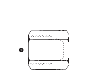 9232-33 by AdaptAll | 33mm Komatsu Cap Solid | Carbon Steel