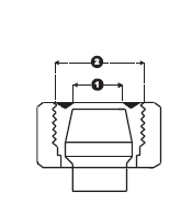 9249-28-36 by AdaptAll | -28 Tube x -36 Kobelco Tube Cap | Carbon Steel
