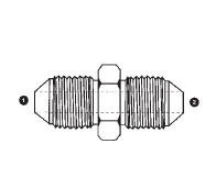 9336-06-06 by AdaptAll | -06 Male JIS x -06 Male JIS | Adapter | Carbon Steel