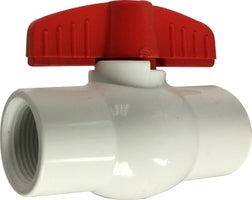 940292 by Midland | Full Port Ball Valve | 4" Female IPS x 4" Female IPS | White PVC