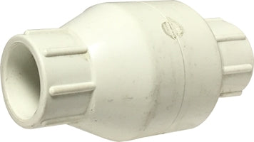 940328 by Midland | Glue Inline Spring Check Valve | 1-1/4" Socket x 1-1/4" Socket | Plastic
