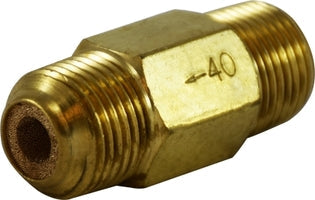 940847 (940-847) by Midland | Pneumatic Nipple Inline Filter | 3/8" Male Pipe | Straight | Brass