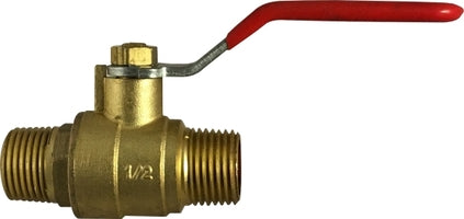 944109 by Midland | Forged Mini Ball Valve | 1/4" Male Pipe x 1/4" Male Pipe | Brass