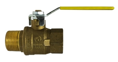 948102 by Midland | Full Port Italian Ball Valve | 3/8" Male NPT x 3/8" Female NPT | Brass