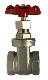 949256 by Midland | Gate Valve | 1-1/4" Female Pipe x 1-1/4" Female Pipe | 316 Stainless Steel