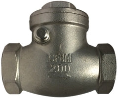 949353 by Midland | Swing Check Valve | 1/2" Female Pipe x 1/2" Female Pipe | 316 Stainless Steel