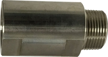 949473 by Midland | Spring Check Valve | 1/2" Male Pipe x 1/2" Female Pipe | 316 Stainless Steel