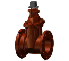 9600FJ3 by Midland | NRS Resilient Seated Gate Valve | 3" 250# Flange x 3" Mechanical Joint | Ductile Iron