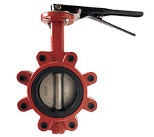 9660L4 by Midland | Butterfly Valve | 4" Lug Pattern | Lever Operated | Ductile Iron Disc/Buna-N Seat