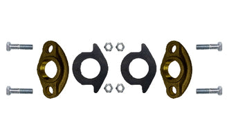 970227 by Midland | Lead Free Oval Water Meter Kit | 1-1/2" Size | Brass