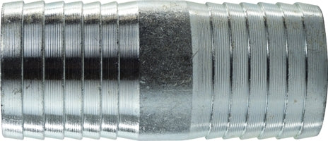 973904 by Midland | Coupling Insert Fitting | 1-1/2" Hose Barb x 1-1/2" Hose Barb | Galvanized Steel